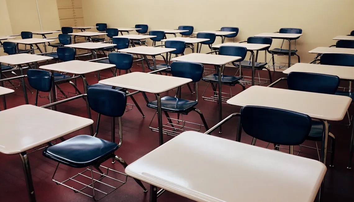 Empty classroom