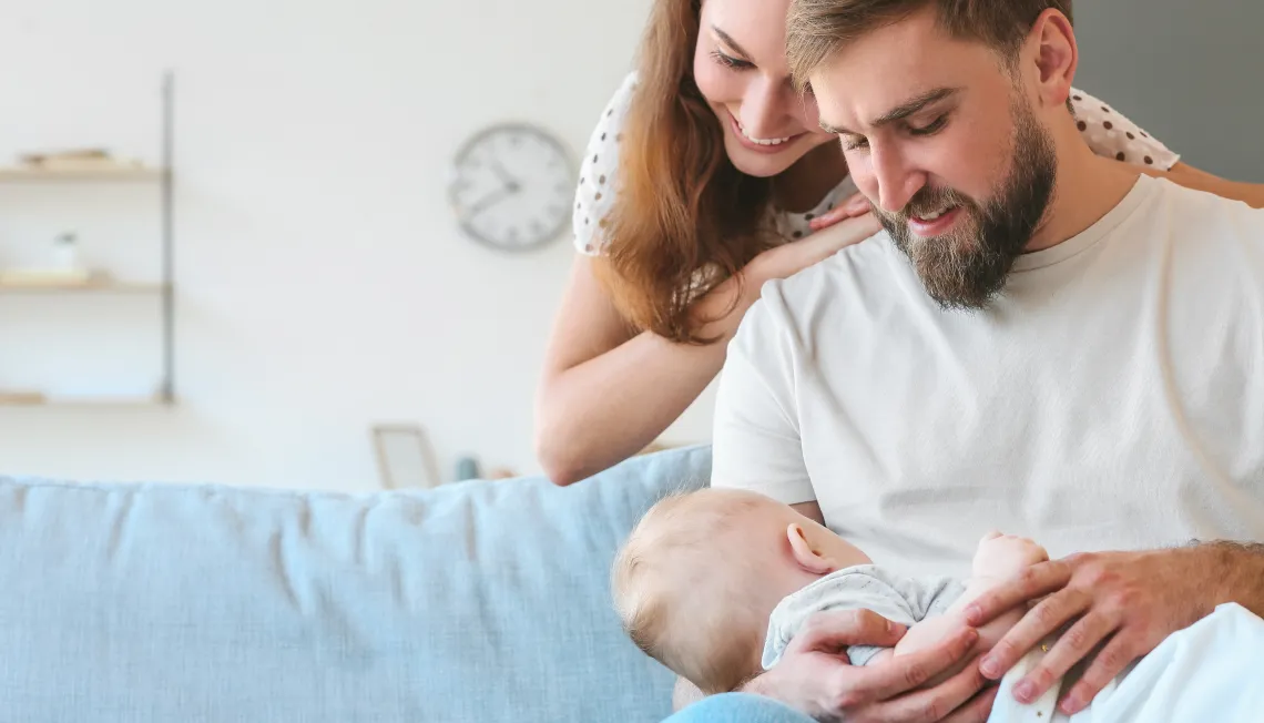 Parents and baby